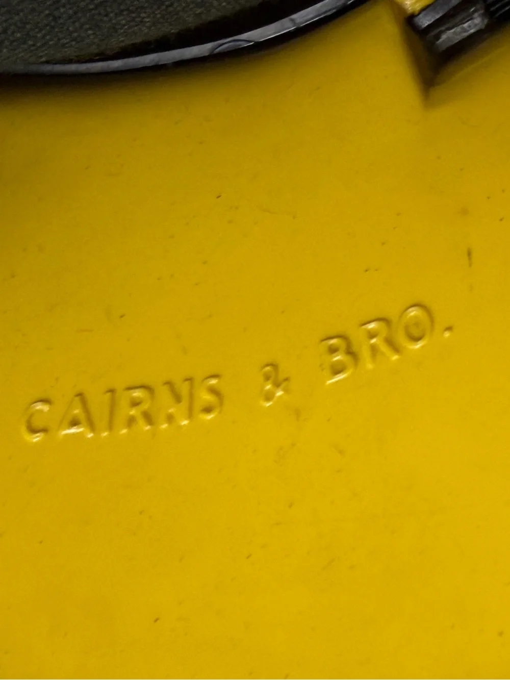 Vintage 90’s Cairns & Brothers Fire Fighter Yellow Style 660X ADJUSTABLE